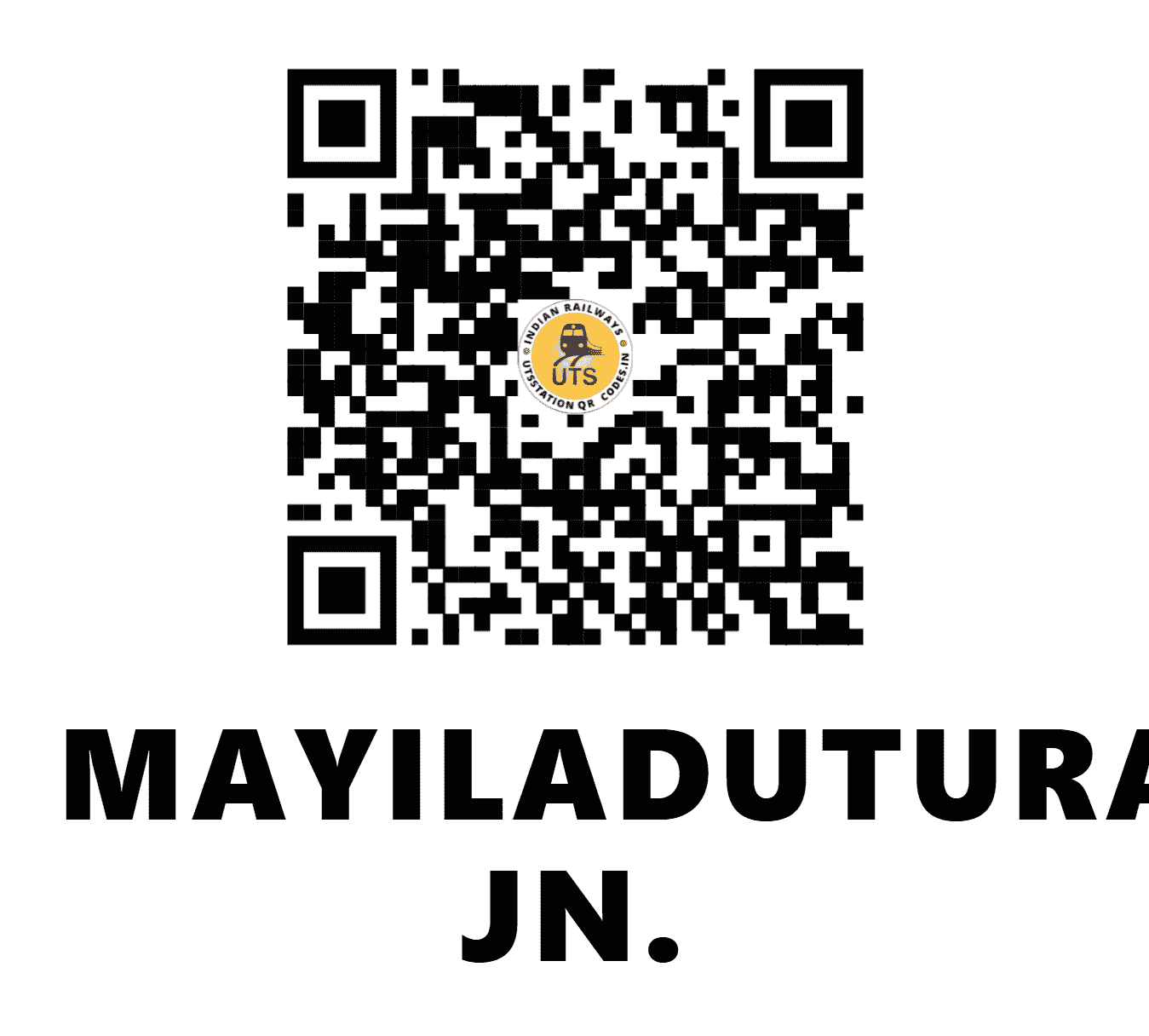UTS QR Code for MAYILADUTURAI JN. - MV - SR (TAMIL NADU)